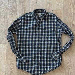 Mens J. Crew tartan plaid button down